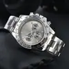2023 masculino comércio exterior AliExpress estação independente venda quente masculino cinto de aço cinto Relógio Lao quartzo relógio multifuncional