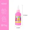 Pigmento para Pintura de Dedos DIY Infantil 12 Colores 60ml Gouache para Pintar con los Dedos Acuarela Pintura Acrílica Pigmento Embotellado para Graffiti