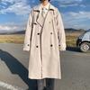 Gabardina Negra Constantine para hombre de alta calidad Ruan guapo funcional abrigo Yamamoto capa de longitud media