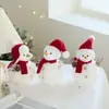 Nuevos productos transfronterizos en stock: Decoraciones navideñas, muñecos de muñeco de nieve de espuma de felpa, adornos de escritorio y arreglos para escaparates