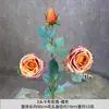Decoración de Boda Simulada de Rosa Kabu de 3 Cabezas Flor Falsa Flor Artificial Día de San Valentín Chino Rosa Individual Flor Artificial