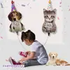 Globos de Gato y Perro de Dibujos Animados de Cumpleaños Transfronterizos Arreglo de Globos para el Primer Cumpleaños de Niños Globos para Puesto de Mercado Nocturno en el Parque