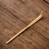 Colher de chá de bambu feita à mão estilo japonês colhedor de chá de bambu agulha de chá pá de chá colher de chá Lótus pá de chá acessórios para cerimônia do chá