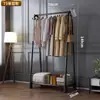Cabide de Chão para Quarto Cabide de Roupas Doméstico de Cabeceira Cabide Móvel de Roupas O Artefato para Roupas Varanda Dormitório