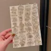 Pinza Pequeña con Forma de Oreja de Conejo para Mujer, Pinza para el Cabello de Alta Gama con Perlas y Pedrería, Accesorio para el Cabello para Recogido de Media Melena en la Parte Posterior de la Cabeza, Pinza Tiburón