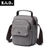 Mugu Nova Bolsa Fashionável de Ombro Masculina Transversal Bolsa de Lona Pequena Prática para Negócios Atacado Dropshipping