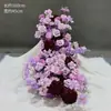 Arreglos florales para fiestas de cumpleaños, flores de mesa tipo cascada, guirnaldas de flores colgantes, exhibiciones decorativas para ventanas, arreglos florales colgantes, flores para decoración de bodas y compromisos