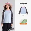 Ropa de Otoño Pudding Haru para Niñas, Ropa Infantil de Moda, Camiseta Casual de Manga Raglán Nueva de Otoño 2026 para Niños