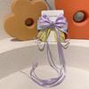 Horquilla con lazo de Blancanieves, bonita horquilla para niña pequeña, pinza para la cabeza, accesorios para el cabello de Corea del Sur