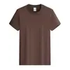 16 Peças de Camisetas Polo de Algodão Puro Pesado com Gola Redonda, 260g, para Trabalho Personalizado, Camisas Culturais, Camisas Publicitárias, Camisetas com Texto Impresso