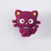 25 nuevos accesorios para zapatos con agujeros, hebilla, flor para zapatos, DIY, gato de dibujos animados tridimensional, hebilla para zapatos, centro comercial con accesorios de hongo, venta al por mayor