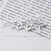 Presilha de Liga Estilo Coreano Nova Metal Pentagonal Laço Grampo de Cabelo Sapo Fivela de Grampo de Cabelo Cupido Acessório de Cabelo Coração