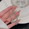 Colar Borboleta Exquisito para Mulheres, Luxo Leve Nicho Design de Ponta Colar Coração Mágico, Estilo Fada Gola Choker Fresca e Delicada