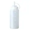 Botellas Dispensadoras de Apretar al por Mayor del Fabricante, Botellas de Apretar para Salsa de Tomate y Ensalada de Grado Alimenticio, Botellas de Apretar con Boquilla Puntiaguda para Salsa de Ostras, Botellas para Condimentos