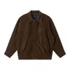 Ropa para Hombre Northbound 2026 Otoño Nueva Vintage Color Sólido Chaqueta de Trabajo para Hombre Tendencia Suelta Abrigo para Pareja