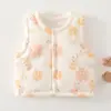 Chaleco acolchado de invierno para bebé Ropa para niños Anyang Lindo chaleco de algodón para bebé con dibujos animados Chaleco versátil para bebé niño y niña
