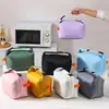 Bolsa de almoço estilo japonês, bolsa tote portátil para trabalho, bolsa térmica para marmita, grande capacidade, adequada para estudantes levarem o almoço
