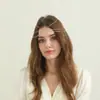 Accesorios para el Cabello de Fiesta de Graduación Retro Europeos y Americanos Colgante para Cejas Cadena para el Cabello Simple Multicapa Estilo Exótico Cadena para la Cabeza con Borla de Pedrería para Mujer