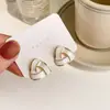 Pendientes de Plata de Ley S925 Estilo Coreano Simples de Nicho Elegantes Personalizados para Mujer Nuevos Pendientes de Gama Alta Pendientes de Perla Venta al por Mayor