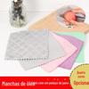 Atacado do Fabricante Pano de Limpeza Espesso Double-Face com Fio de Prata em Relevo de Veludo Coral para Cozinha, Lavagem de Louça e Esfregar Panelas, Não Absorvente de Óleo