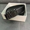 Cinto de Fivela Lisa de Nova Moda com 3,8 de Largura, Cinto de Negócios Moderno e Versátil, Cinto para Jeans, Disponível para Dropshipping