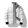 Gales Nuevo GB 90 Chaqueta de plumón de pato blanco para hombre Invierno Holgada Talla grande Sin capucha Cuello Nueva Chaqueta de Moda