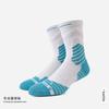 Calcetines deportivos de media caña de tauromaquia, calcetines de baloncesto de media caña con contraste moderno, calcetines deportivos casuales transpirables que absorben el sudor para hombre con logo