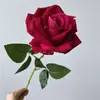 Material de flor vermelho rosa para show de material de flor para casamento simulação de vento flor palma vermelha lírio pequeno pagode hortênsia arranjo de flores DIY