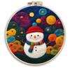 Ins Venta Caliente Halloween Fantasma Calabaza Decoración de Fieltro Colgante para Niños Dibujos Animados Poke Fieltro de Lana Agujado Bordado a Mano Poke