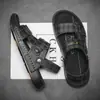 Sandalias para Hombre 2026 Verano Nueva Moda Antideslizantes Suela Suave Sandalias sin Cierre para Papá Doble Uso Chanclas de Playa
