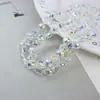 Cuentas de Bola de Flor de Cristal de 6 mm Vidrio de Color Ab Facetado de 64 Caras Cuentas Sueltas para Joyería Hecha a Mano DIY Accesorios para Pulseras Materiales