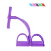 Dispositivo de tensión para pedal tpe fitness cintura delgada cuerda de tensión auxiliar para abdominales pedal de cuatro tubos cuerda elástica abdominal