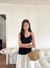 Bolso de Mano de Paja Transfronterizo Bolso de Hombro Tejido para Mujer Bolso Tote de Mano Combinable Bolso Cesta de Verduras Bolso Cubo Sencillo
