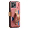 Adecuado para Oppo Reno14 Modelo Retro con Pulsera Tarjetero Reno13F/Find X5 Funda de Cuero para Teléfono con Tarjetero