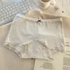 Ropa Interior Estilo Retro para Mujer Algodón Puro 2025 Nueva para Mujer Cintura Media Algodón 10A Antibacteriano Entrepierna Extendida Calzoncillos tipo Boxeador para Niñas