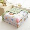 Verano Clase A Dibujos Animados Hilo Arrugado Colcha de Verano Colcha Fresca de Verano Estudiante Soltero Dormitorio Lavable a Máquina Colcha para Aire Acondicionado Colcha Fina