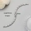 Pulsera Geométrica Personalizada con Incrustaciones de Diamantes, Best-Seller en Amazon para Mujer, Lujo Ligero, Versátil para Uso Diario, Apilable, Joyería de Circonita al por Mayor