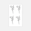 Pegatinas de Tatuaje de Pequeño Ramo Floral Fresco, Pegatinas de Tatuaje Simples y Hermosas Estilo Ins, Transfronterizo