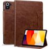 Adecuado para Funda de Cuero para Tableta Redmi Pad de 8.8 pulgadas, Funda de Cuero con Contraste de Color Mate Gato Flor de Cerezo con Ranura para Tarjetas, Color Sólido Pad2 Se