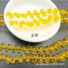 Contas Soltas de Cristal Xingtai Aurora Furo Horizontal Acessórios para Pulseira DIY Contas de Vidro Popular Cristal Fino Contas de Morango