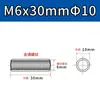Porca de Conexão de Aço Inoxidável 304, Redonda, Estendida, Soldada, Rosca Interna, Pino Stud Rosqueado com Furo Passante em Ambas as Pontas M5M6M8M12