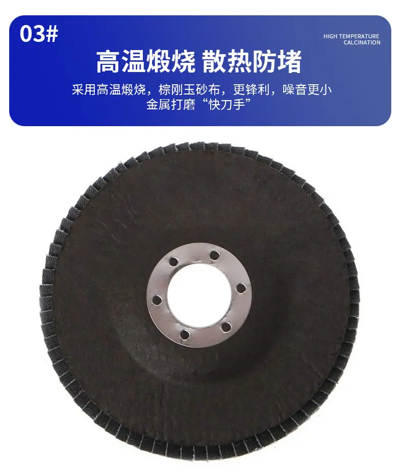 百叶片100mm打磨片塑盖网盖角磨机用抛光轮打磨类砂轮片百叶
