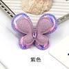 Nuevos Accesorios DIY Mariposa Doble Capa de Cuero Brillante Decoración para Carcasa de Teléfono Móvil Horquilla para el Cabello para Niños Material para Accesorios para el Cabello