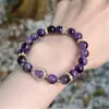Pulseira de Ametista Natural Estilo Moda Cabacinha Pulseira Original Cinco Elementos Cristal Nove Fogo Púrpura Pulseira Atacado Venda Quente