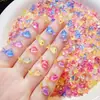 Nuevo Estilo Peces Marinos Realistas Transparente Dibujos Animados Decoraciones para Uñas Resina Pequeños Accesorios Uñas Portátiles DIY Accesorios para Pendientes