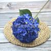 Simulación de hortensia individual, arreglo floral para salón de bodas, decoración de camino, pequeña piruleta floral, hortensia, hogar, comercio exterior, flor falsa