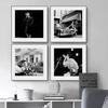 Pintura Decorativa de Estrella Hepburn Monroe Personaje Retro Pintura Colgante Estudio de Fotografía Combinación de Estudio Mural Pintura al Óleo Estilo Retro