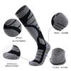 Meias de Lã Personalizadas para Esqui Transfronteiriças para Homens e Mulheres, Meias Longas Quentes com 50% de Lã, Absorventes de Suor para Esportes, Caminhadas e Montanhismo