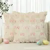 Nueva Funda de Almohada de Peluche 3D de Conejo de Pascua Funda de Cojín para Sofá Almohada Decorativa Exclusiva Transfronteriza