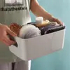 Caja de Almacenamiento Diversa de Escritorio de Plástico Cuadrada Cesta de Almacenamiento Organizador para el Hogar Cocina Cosméticos Almacenamiento de Snacks Cesta de Almacenamiento